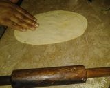 A picture of step 12 of Garlic butter naan.