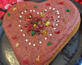 ऐगलेस रेड वेलवेट केक(eggless red velvet cake recipe in hindi) रेसिपी चरण 6 फोटो