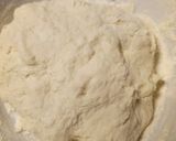 A picture of step 2 of Soda farls.