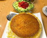 عکس مرحله 5 از دستور ته دیگ تخم مرغی