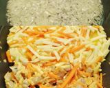 Foto del paso 3 de la receta Pastel de verduras con langostinos