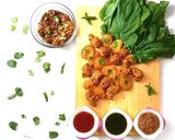 A picture of step 1 of Mix & alo Pakore.
