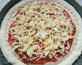 Gambar langkah 10 resipi Hawaiian Pizza 🍕🍍.