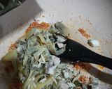 Foto langkah ke 5 dari resep Gulai Jantung Pisang Teri Santan.