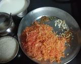A picture of step 1 of Gajar halwa.