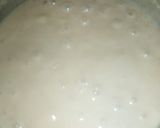 A picture of step 2 of Talbeenah (Barley Porridge).