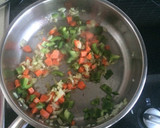 A picture of step 1 of Mushroom Veg Masala.