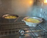 Gambar langkah 6 resipi Kuih Bakar Pandan.