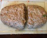A picture of step 1 of California Farm Oven Baked Gyros Meat.