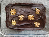 Brownie vegano con Plátano y Batata