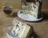 Gambar langkah 27 resipi Cookies and Cream Cake.