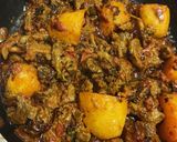 A picture of step 4 of Yummy Biryani.