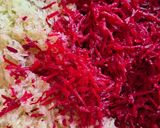 A picture of step 2 of Amla beetroot mukhwas.