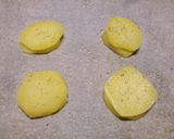 A picture of step 2 of Potato and rosemary stack.