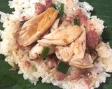 Hình bước làm 7 của món Xôi gà roti