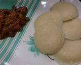 A picture of step 5 of Instant Bread idli.