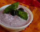A picture of step 2 of Jamun shrikhand.