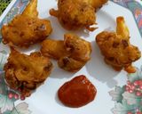 A picture of step 9 of Cauliflower Pakoda - South Indian Style.