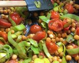 A picture of step 1 of What's in the fridge salads.