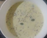A picture of step 3 of Kesar pista overnight oats bowl.