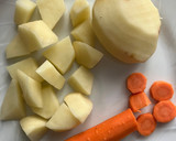 Foto del paso 2 de la receta: Potaje de Garbanzos con Acelgas Rojas