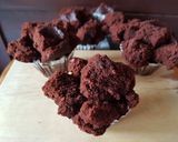 Foto langkah ke 11 dari resep Brownies Mekar Tepung Beras (Eggless).