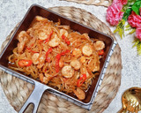 Foto langkah ke 3 dari resep Tumis Pepaya Pedas Manis.