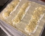 Une image de l'étape 3 de Feuilletés fromage,crème,champignons et persil.