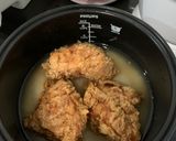 Foto langkah ke 2 dari resep Nasi ayam KFC ricecooker super easy takaran sendok.
