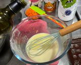 A picture of step 1 of Carrot and Salmon Floss Savory Cake.