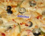 A picture of step 9 of Chicken tikka pizza without oven.