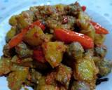Sambal goreng kentang bola-bola daging langkah memasak 5 foto