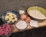 Une image de l'étape 1 de Cake à la framboise.