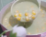 Foto langkah ke 3 dari resep Creamy Matcha Jagung Susu Keju.