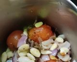 A picture of step 4 of Kadai paneer.
