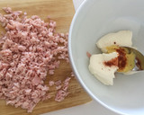 Foto del paso 2 de la receta: Relleno de jamón para tartaletas saladas