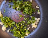 A picture of step 12 of Shish Barak - Lebanese meat dumplings in cooked yogurt.