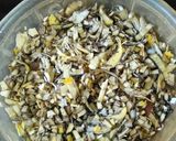 A picture of step 1 of Traditional Banana Blossom Curry.