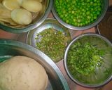 आलू मटर समोसा (Aloo Matar samosa recipe in Hindi) रेसिपी चरण 3 फोटो
