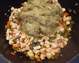 Foto del paso 3 de la receta: Berenjena rellenas de pechuga de pavo y queso azul