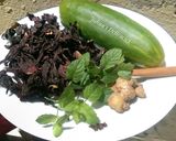 A picture of step 1 of Zobo(Hadin kayan kamshi).