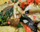 Foto langkah ke 4 dari resep Sayur Terong Kemangi Pedas.