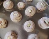 A picture of step 5 of Nankhatai.