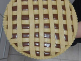 Pasta frola de dulce de leche y chocolate