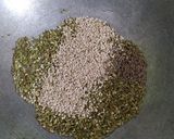 A picture of step 2 of Green chilli lunji.