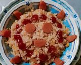 A picture of step 5 of Veg fried rice.