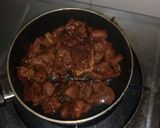 A picture of step 4 of Dry fried beef.