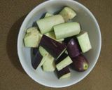 Foto langkah ke 1 dari resep Lodeh Terung kacang panjang.