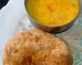 A picture of step 4 of Moong daal.