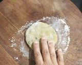 A picture of step 4 of Methi Bajara (Pearl Millet) paratha.